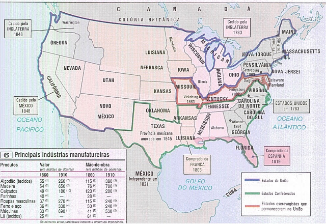 Gabinete de História: INDEPENDÊNCIA E FORMAÇÃO DOS ESTADOS UNIDOS