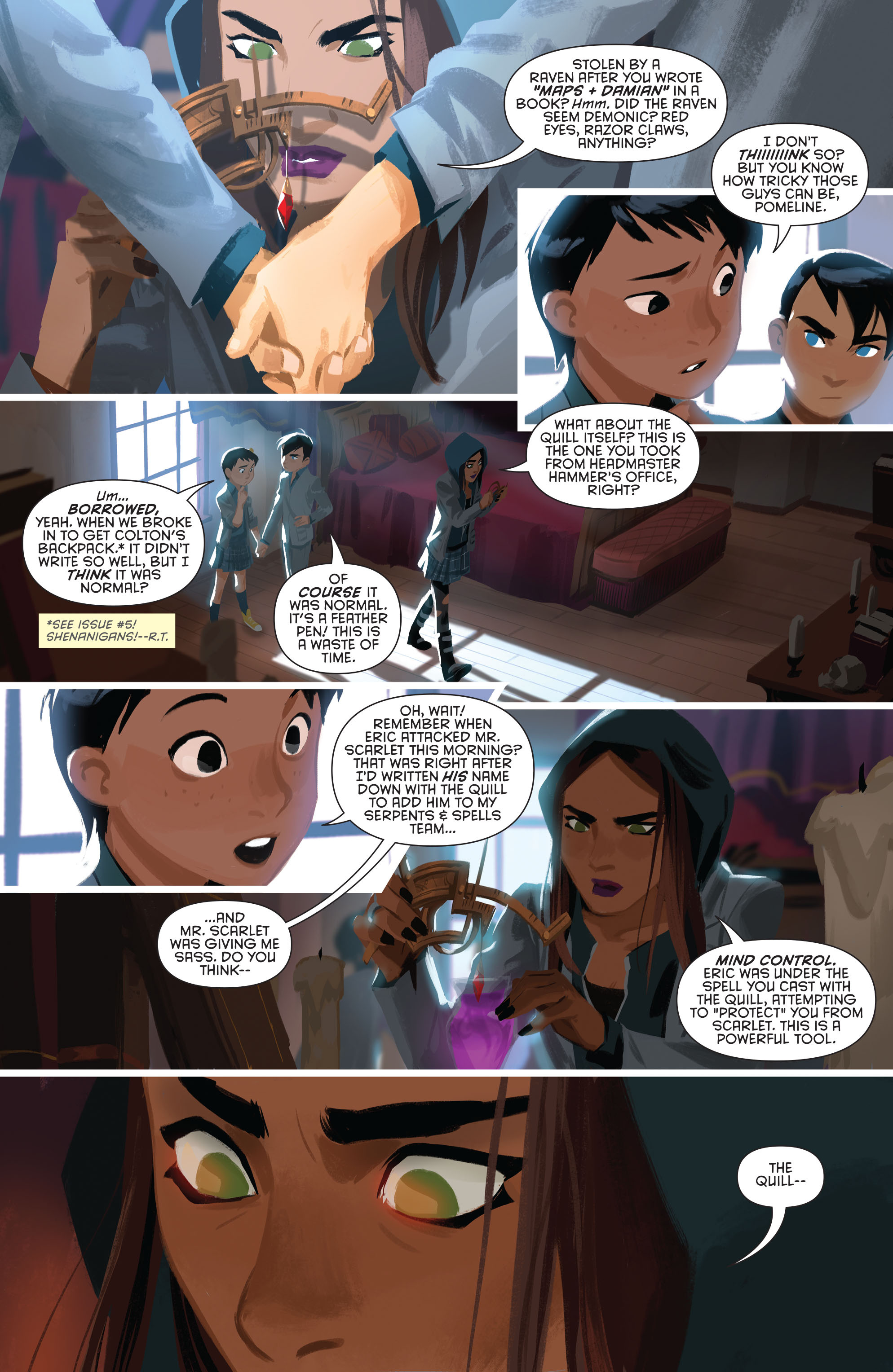 Read online Gotham Academy comic -  Issue #7 - 9