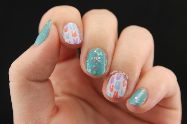 Tooth Nail Art Featuring KBShimmer Laugh Myself Lily & piCture pOlish LakoDom