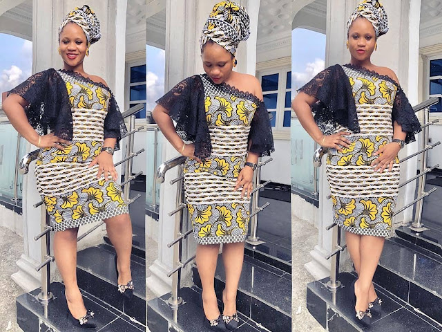 ankara short gowns for ladies