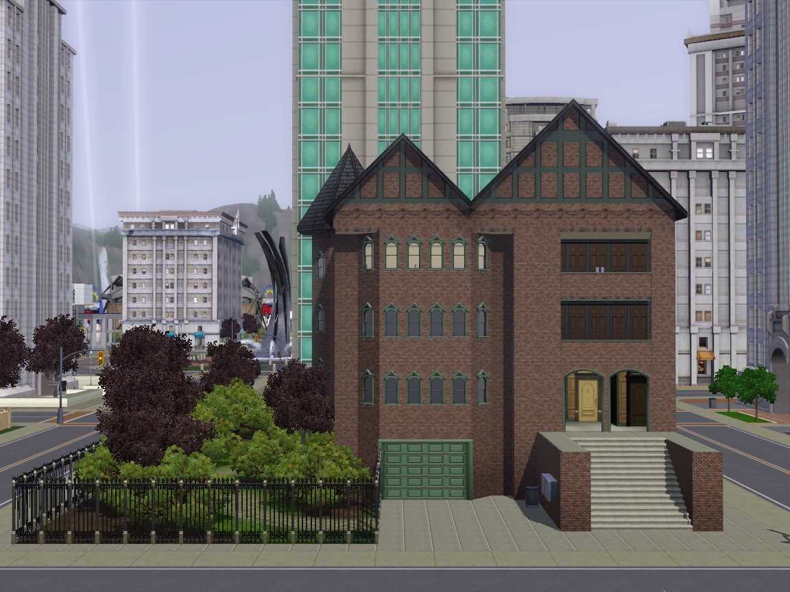Summer S Little Sims 3 Garden Bridgeport The Late Night Landgraab Brownstone