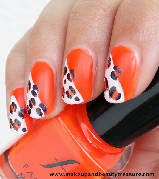 best makeup beauty mommy blog of india: Neon Leopard Print Nail Art ...