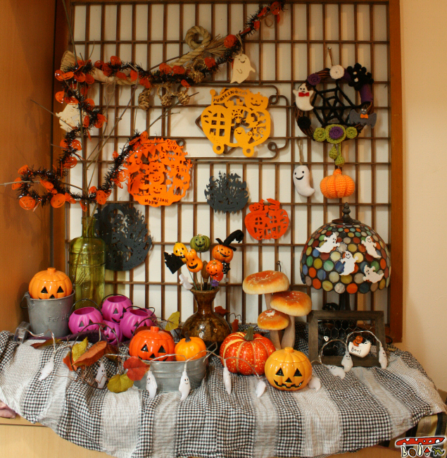 ボタンのくらし ※ ハロウィンの玄関飾り※2019