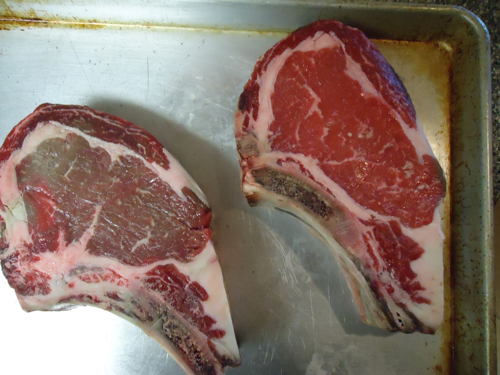 My Big Green Egg Steaks on the Big Green Egg