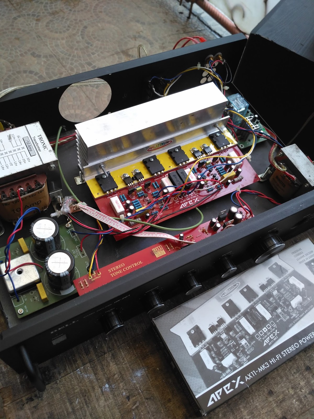 Amplifier Murah Bagus Kit Power Ampli APEX AX11 MK3 Buatan Platinum