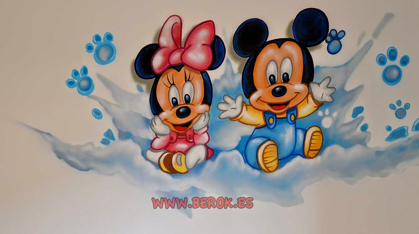Murales infantiles Mickey Mouse