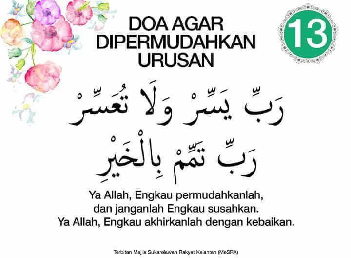 Himpunan Doa Harian Dalam Rumi Arab Bersama Terjemahan Maksud Sayidahnapisahdotcom
