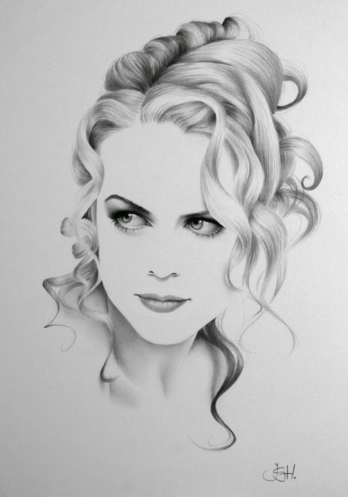 12-Nicole-Kidman-Ileana-Hunter-Recognise-Portrait-Drawings-Detail-www-designstack-co