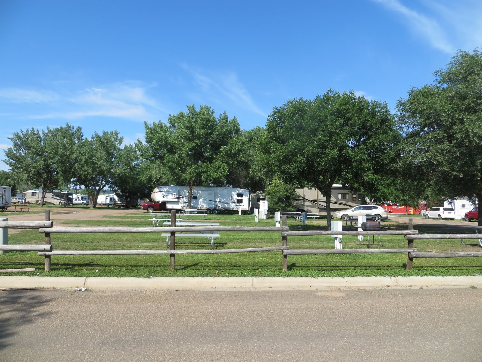 Bob and Linda's RV Travels Red Trail RV Park, Medora ND