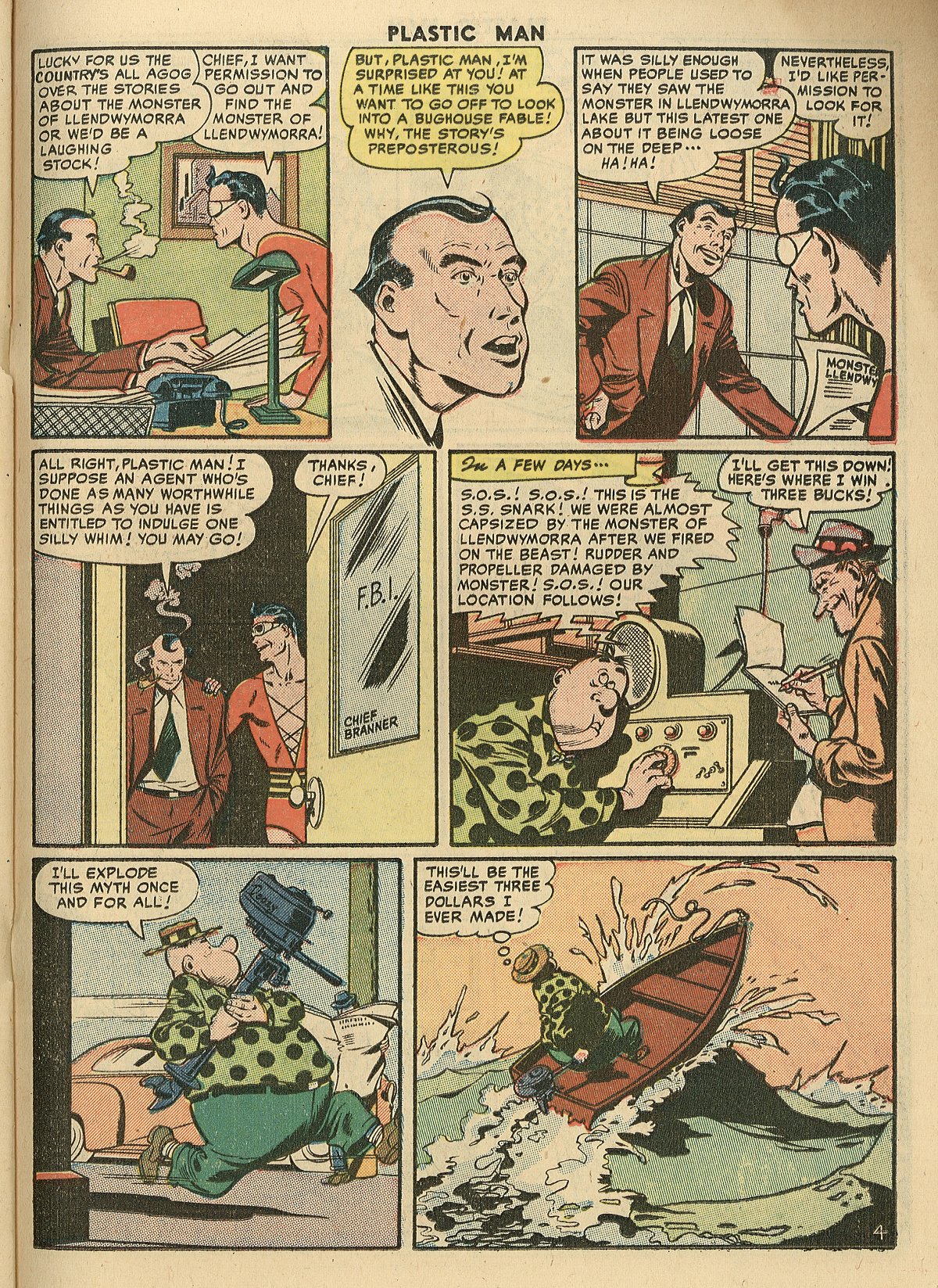 Read online Plastic Man (1943) comic -  Issue #28 - 29