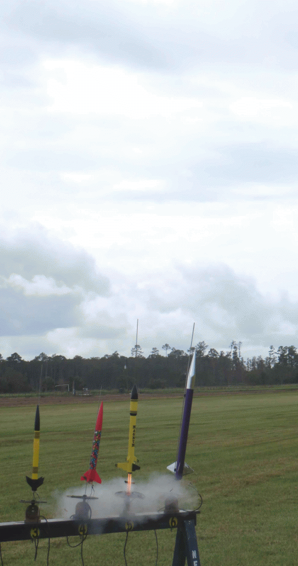 Model Rocket Building N.E.F.A.R. Monthly Launch, Bunnell Florida