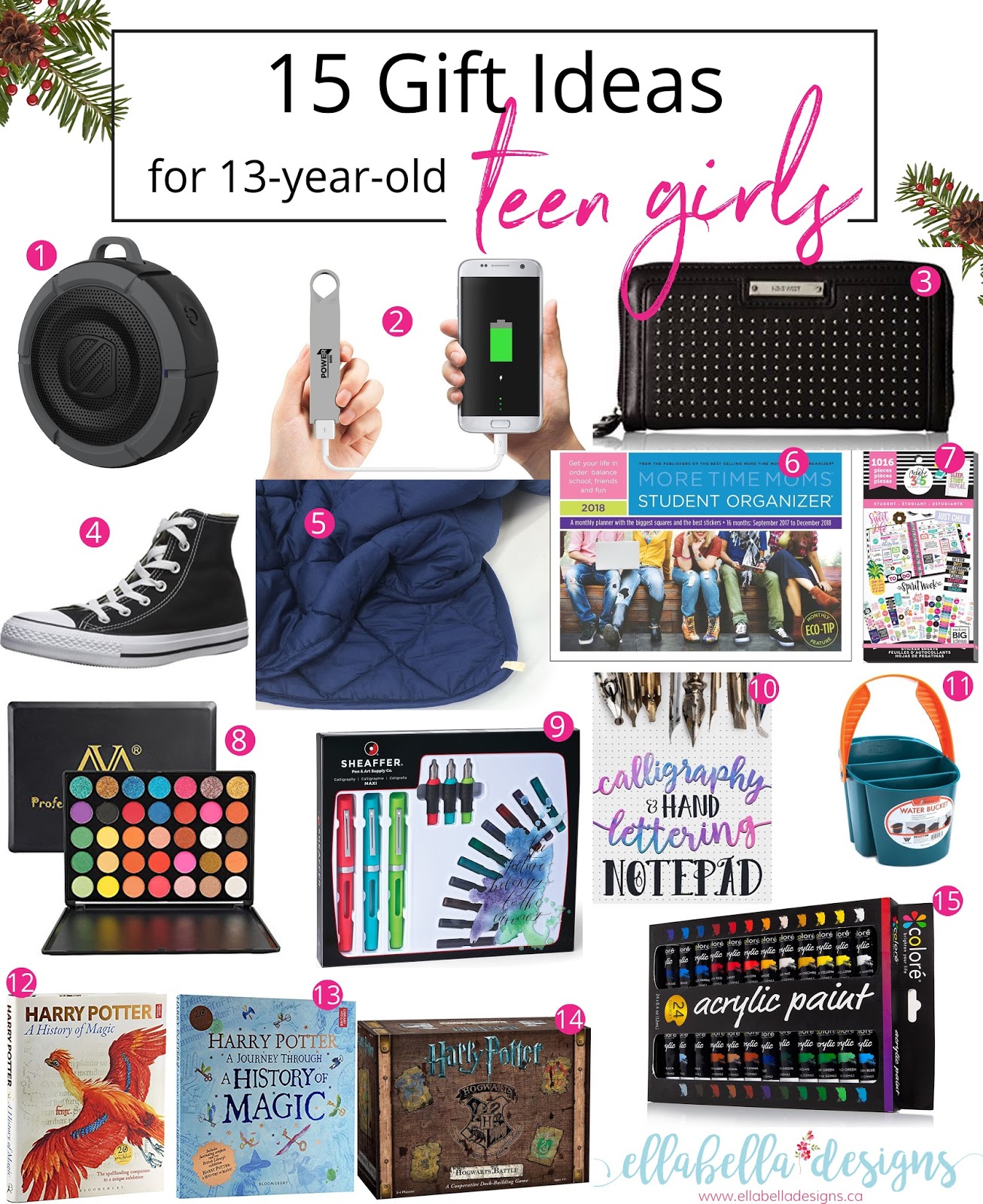 Ellabella Designs: 15 Gift Ideas for 13-year-old Teen Girls Gift Guide