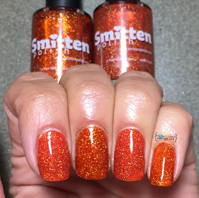 Smitten Polish Orange You Glad It's Pun-Kin Season? vs Fire Burn