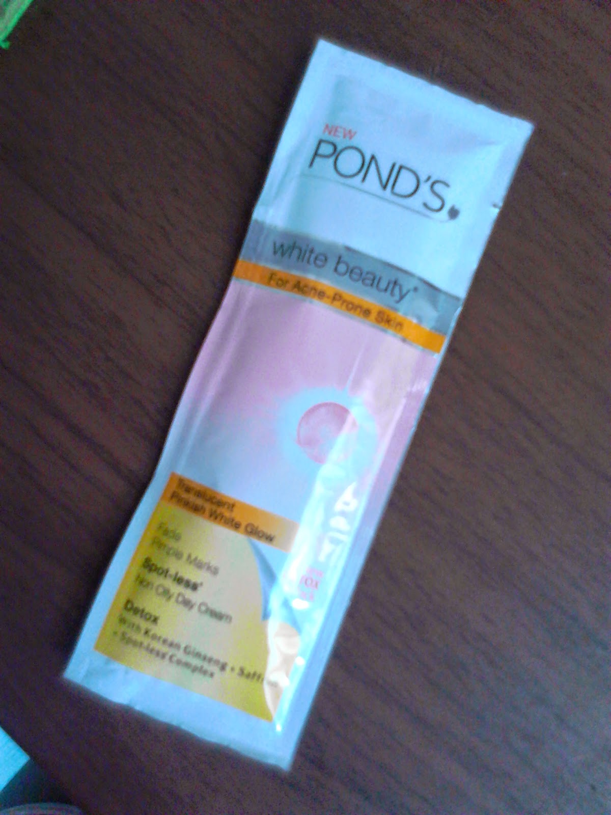 pond's white beauty for acne prone skin