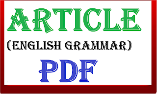 Article ( English Grammar) PDF
