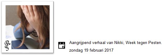  week tegen pesten verhaal nikki