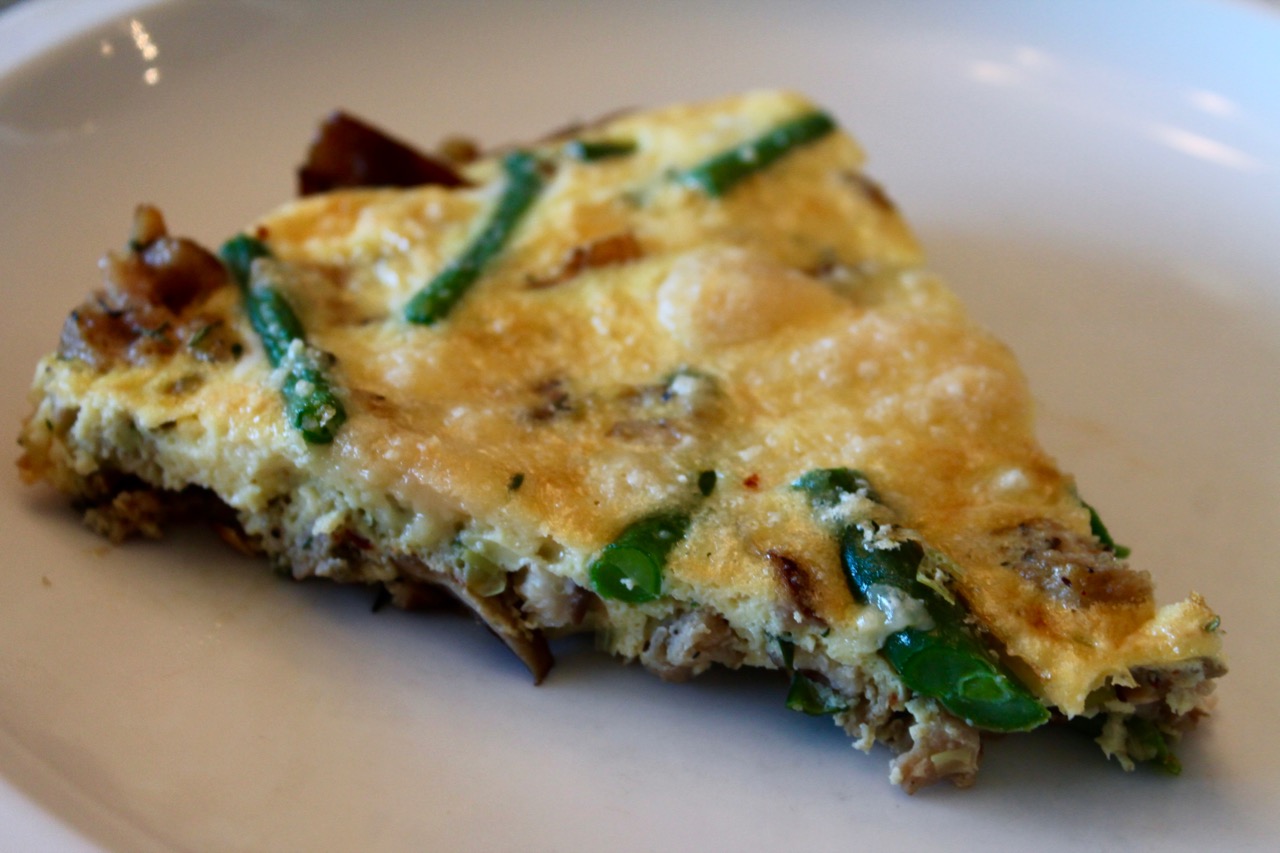 Cook In / Dine Out Sausage and Green Bean Frittata