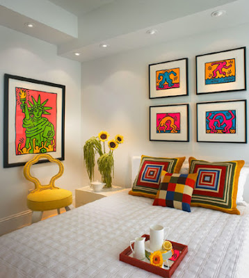 How to add pop art interior design to your home, pop art style for bedroom
