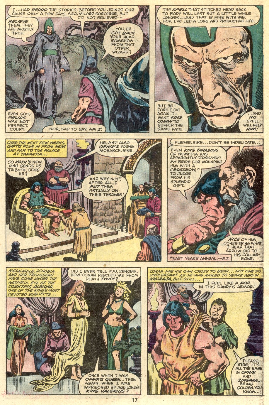 Read online Conan the Barbarian (1970) comic -  Issue # Annual 5 - 14