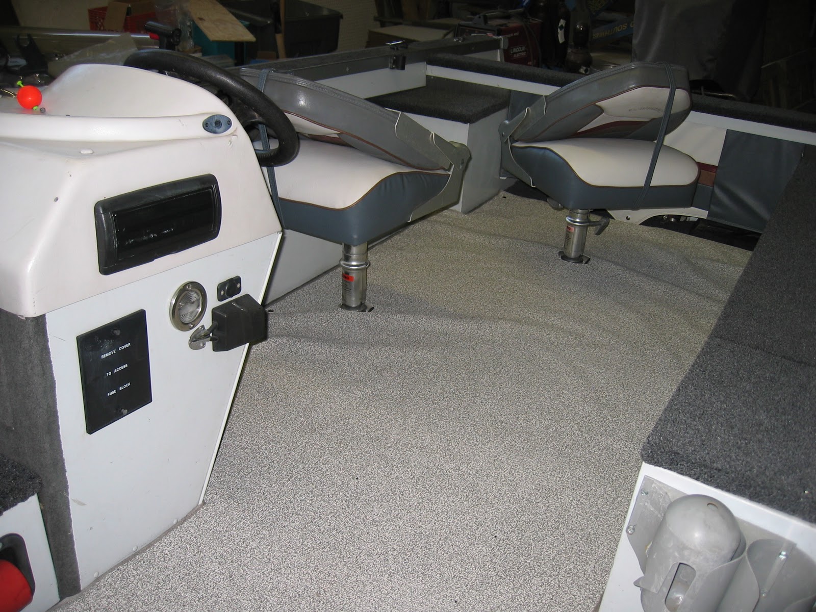 Homestyle Custom Upholstery and Awning New Boat Carpet Insert and Cover