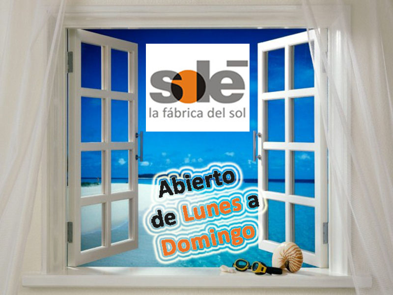 Solē la fábrica del sol: Horario Pre-Feria