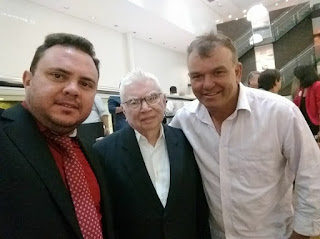 Caraubenses no lançamento do Brasil 200. - Blog do João Marcolino