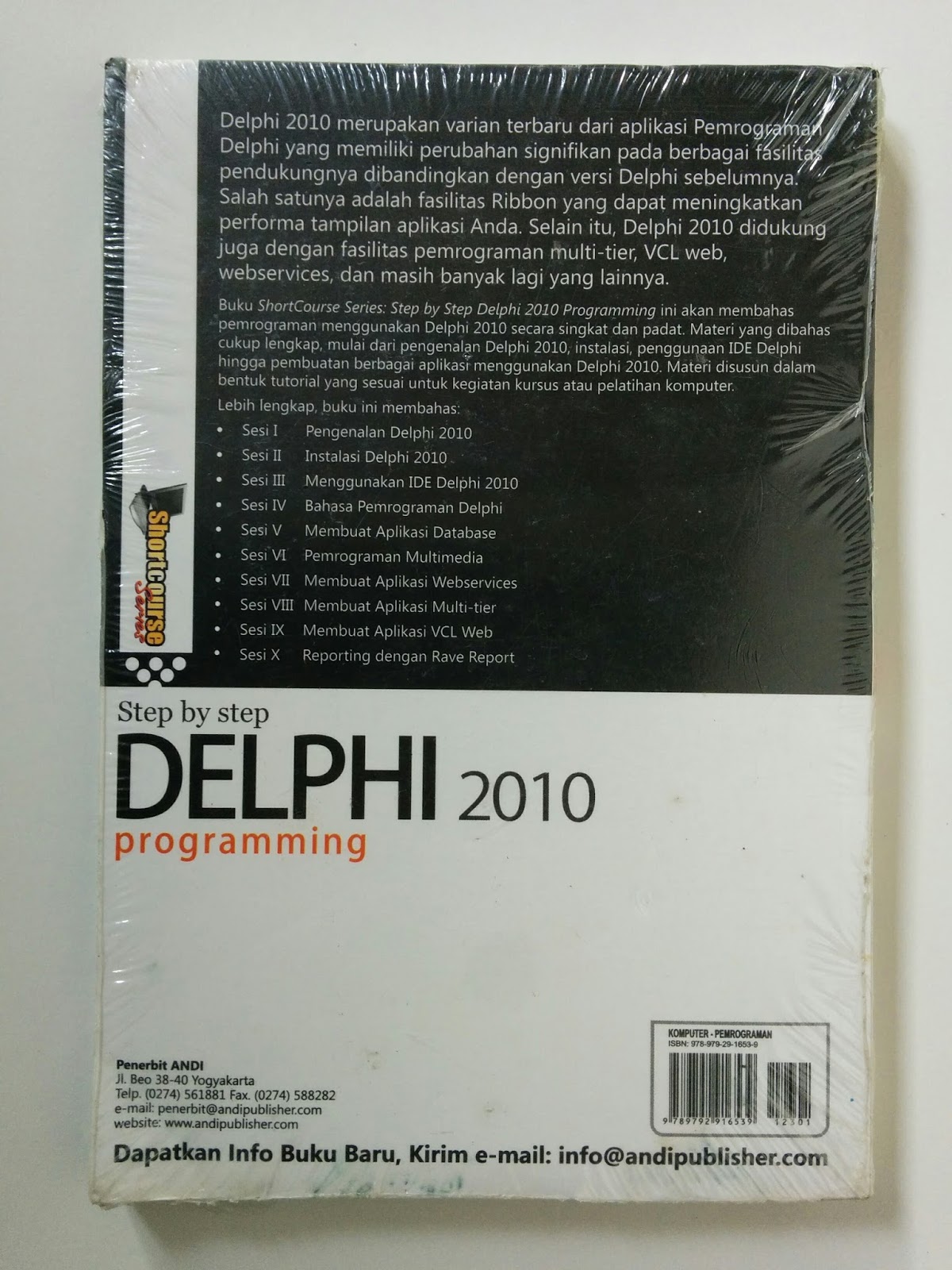 Step By Step DELPHI 2010 Programming | Aksiku Toko Buku Bekas Online