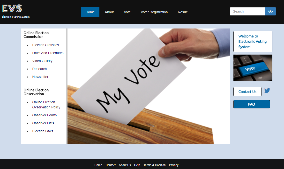 Online electronic voting system A nice project you have to see