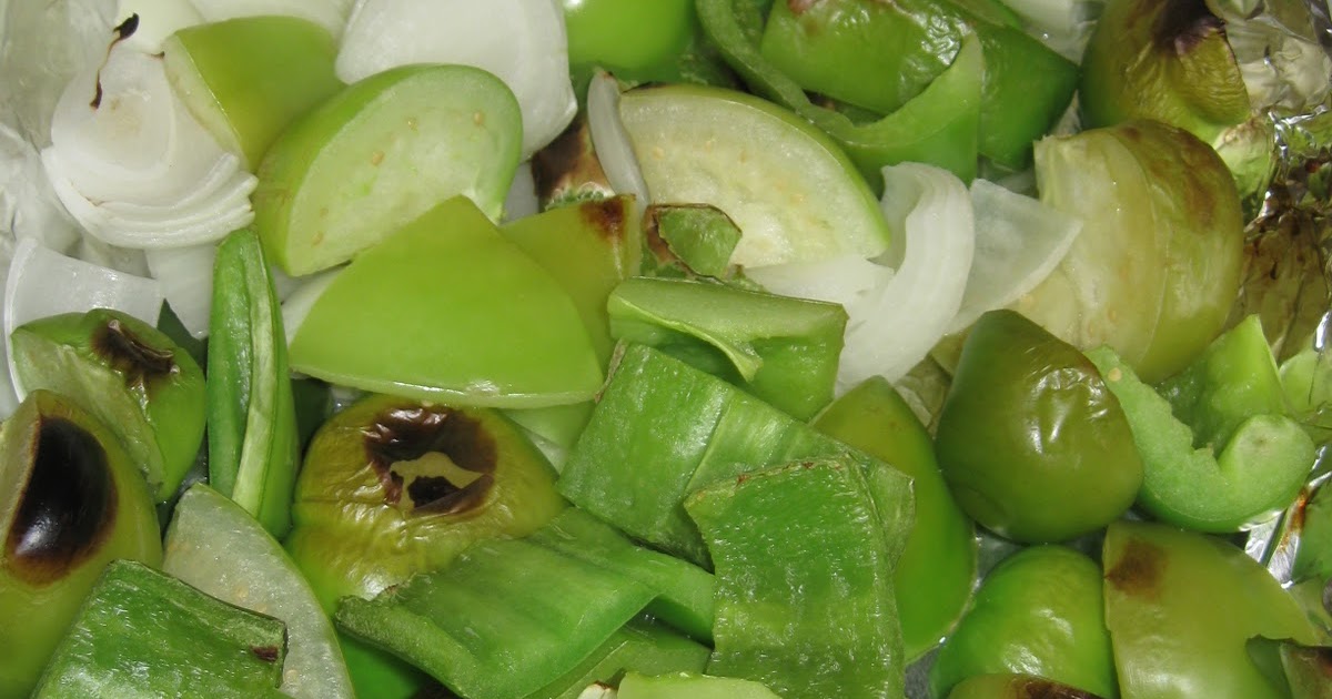Cooking with Kimi Sweet and Spicy Roasted Tomatillo Salsa