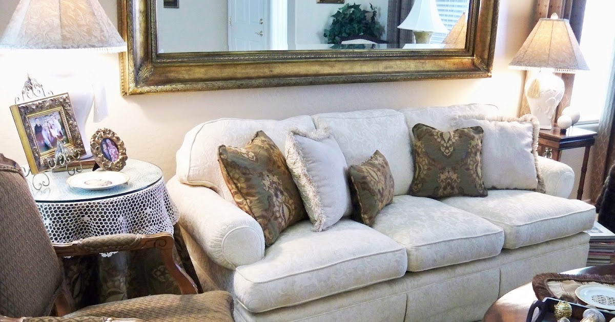 A Stroll Thru Life: Beige & Cream Living Room on a Budget