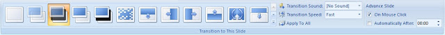 Animation Tab in MS PowerPoint 2007