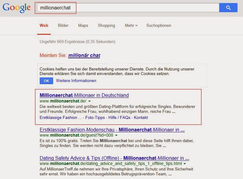 dating seiten für millionäre