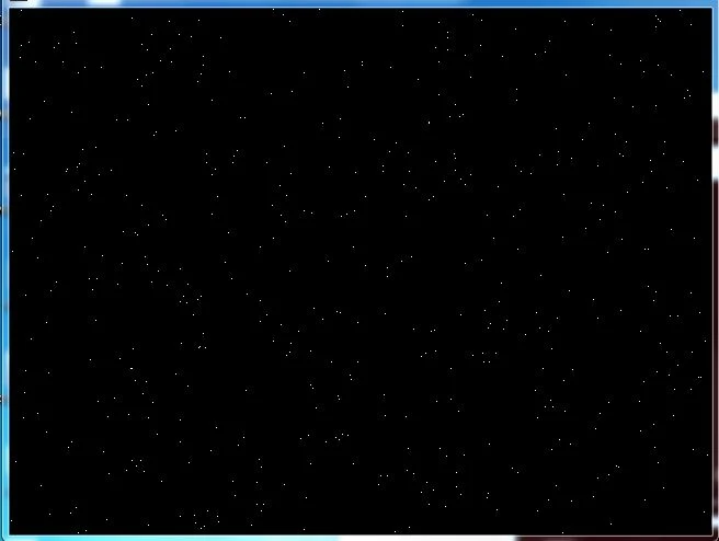 C graphics program to draw stars in night sky
