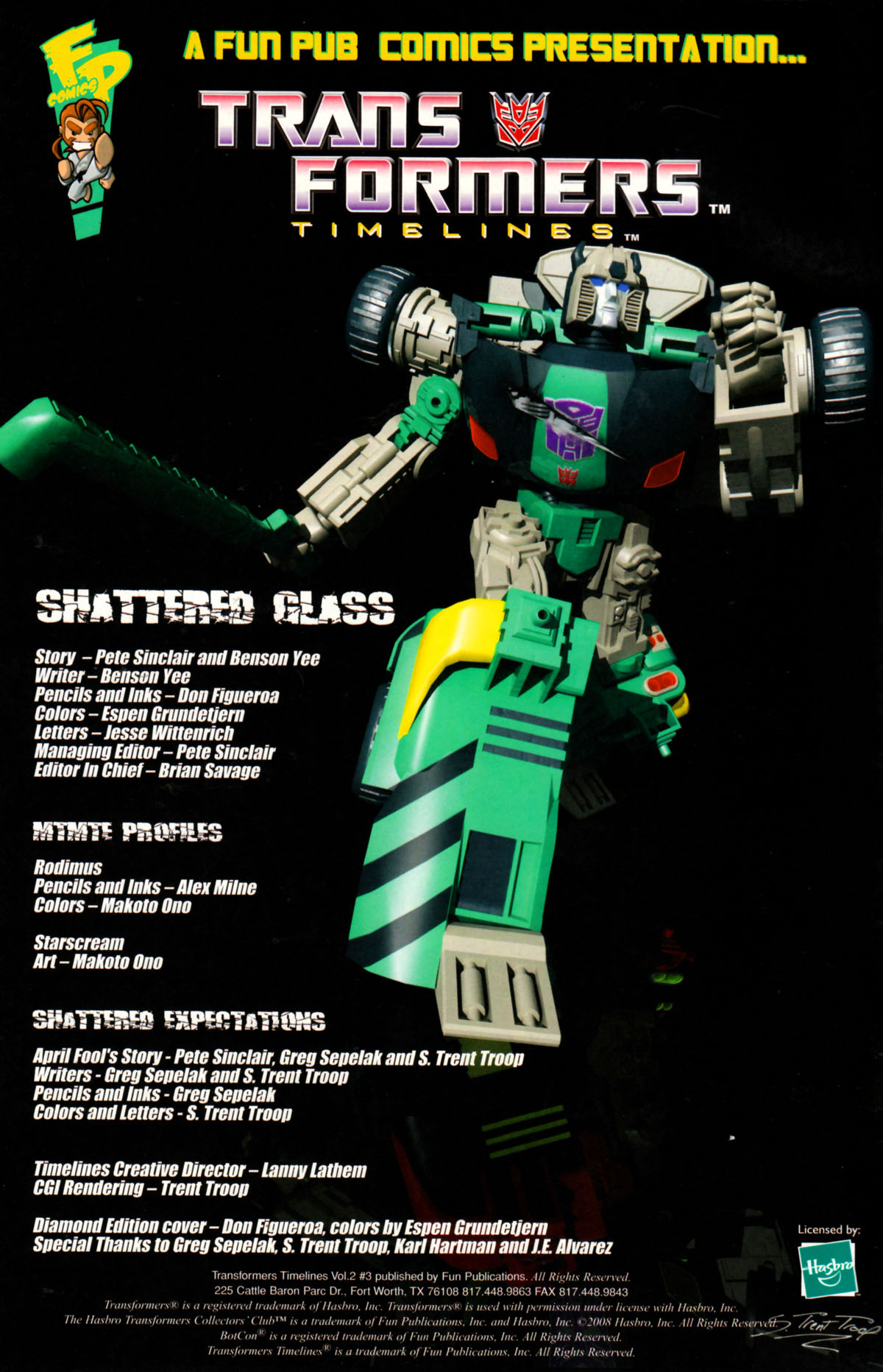 Read online Transformers: Timelines comic -  Issue #3 - 2