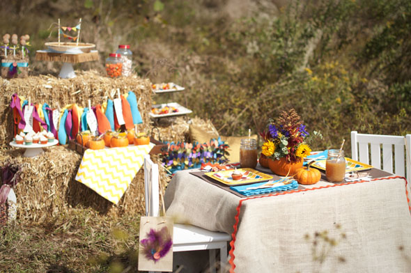 Kara s Party Ideas Fall  Harvest  Rustic Thanksgiving Party  - 36