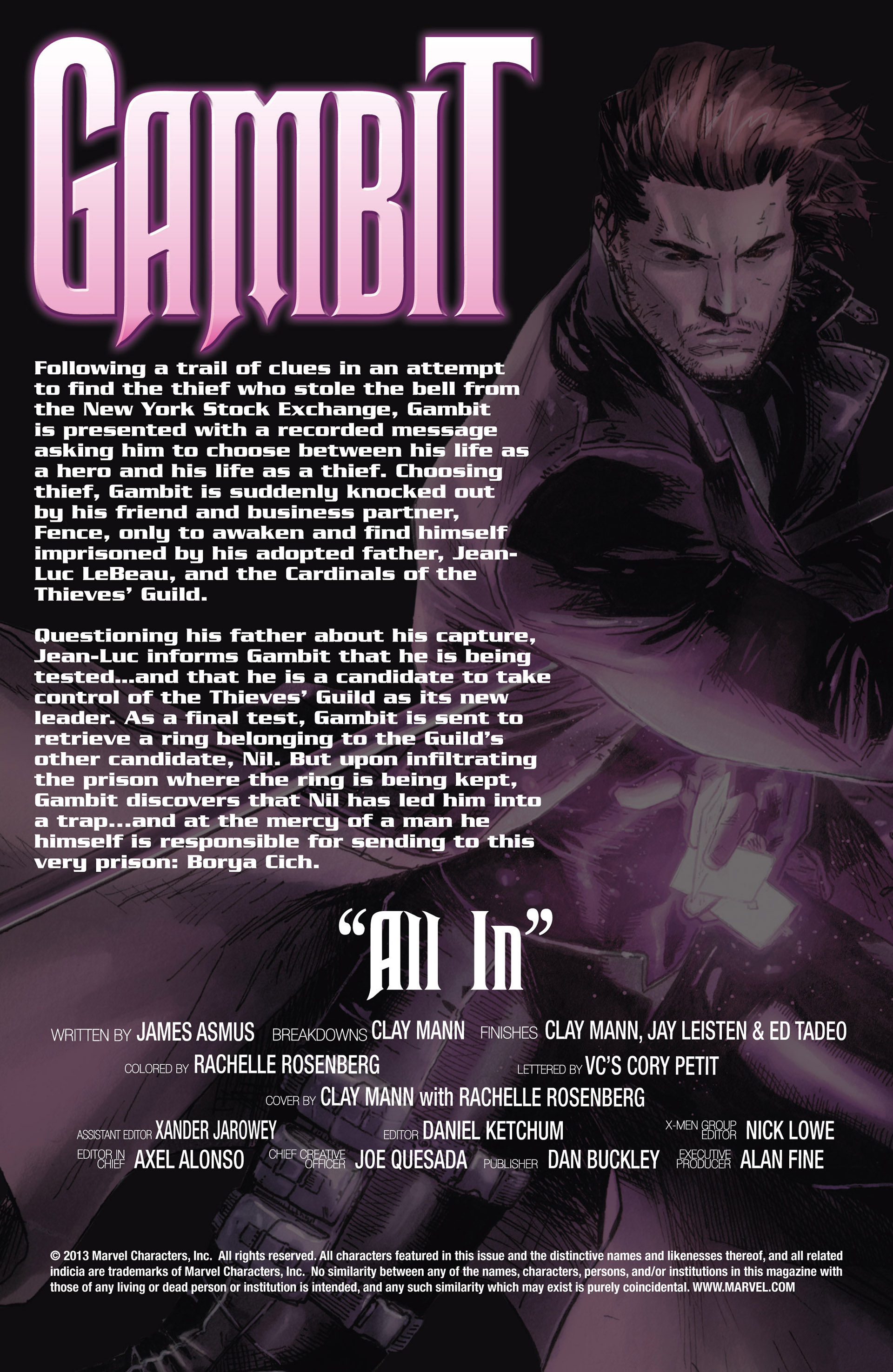 Read online Gambit (2012) comic -  Issue #17 - 2