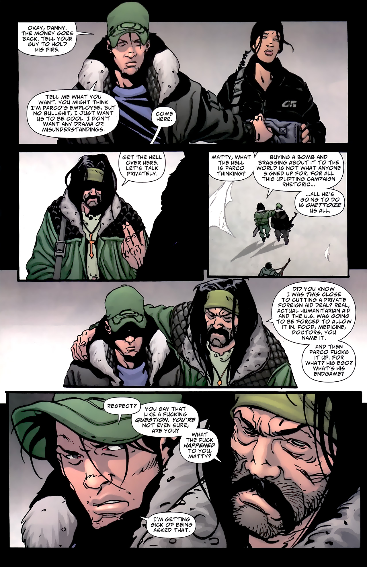 Read online DMZ (2006) comic -  Issue #46 - 10