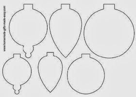 Moldes para enfeitar a árvore de Natal Moldes para enfeitar a árvore de Natal