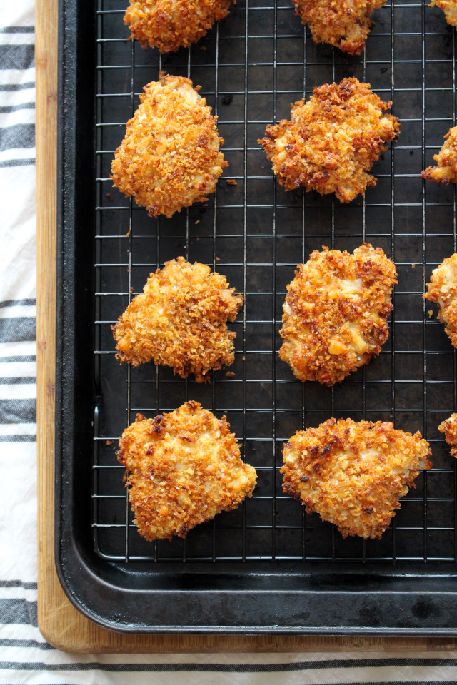 Crispy Parmesan Ranch Chicken Nuggets The Two Bite Club