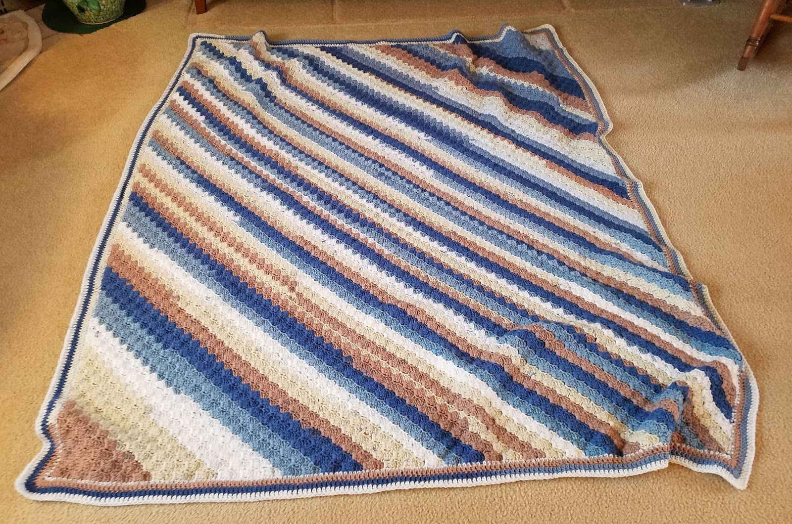 Bridge and Beyond Crocheting a Corner to Corner Afghan in Sunny