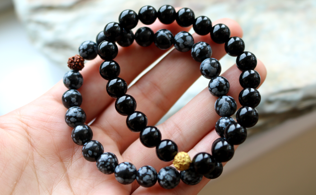 Zessoo Black Onyx and Snowflake Obsidian Bracelets review