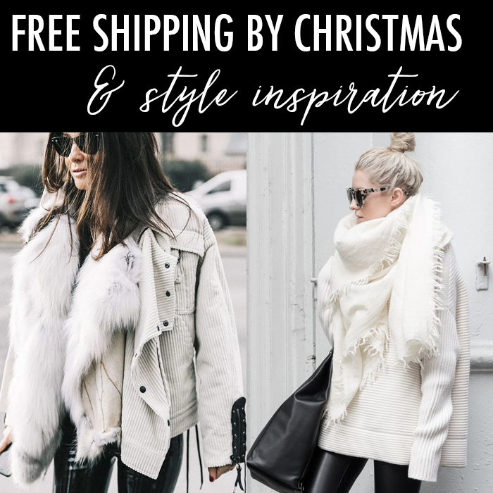 Daily Style Finds Last Minute Gifts, Free Shipping + Christmas Delivery