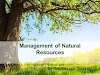 Management of natural resources
