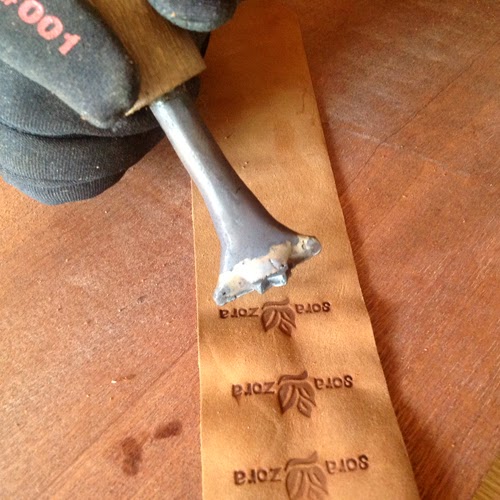 Sorazora Blog Heat Branding Leather Patches