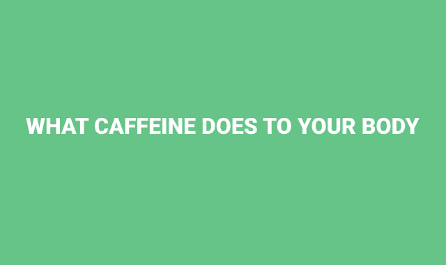 What Caffeine Does to your Body