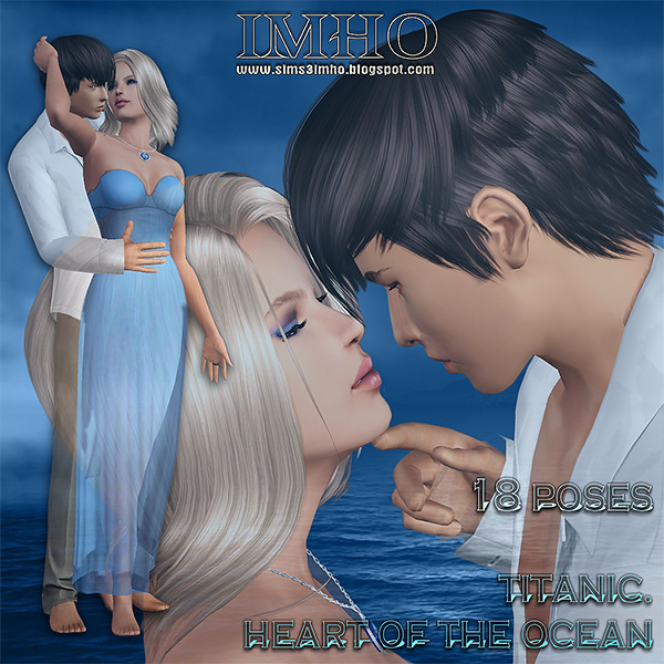 imho, male, female, model, poses, sim, sims 3, titanic, love