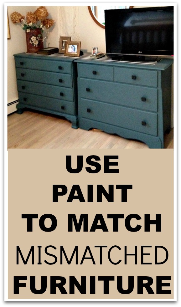 How to Update Mismatched Vintage Furniture