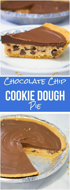 Chocolate Chip Cookie Dough Pie