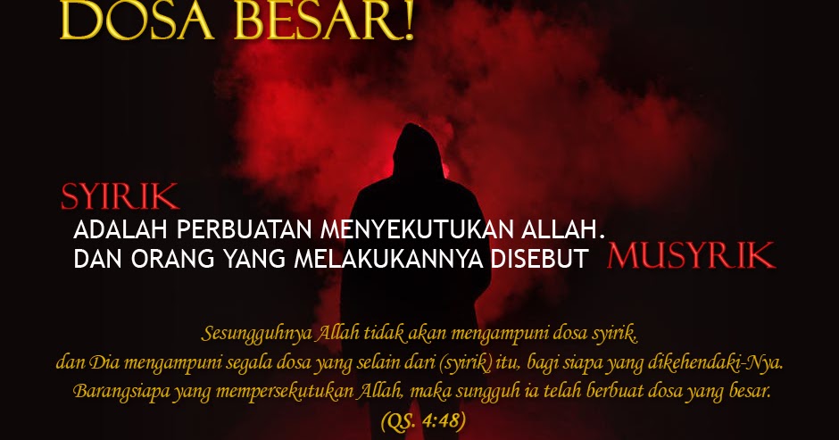 Orang yang menyekutukan allah disebut