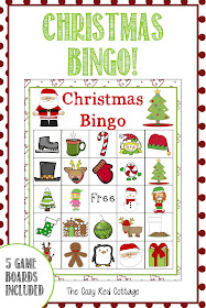 The Cozy Red Cottage: Christmas Bingo! (Free printable game)